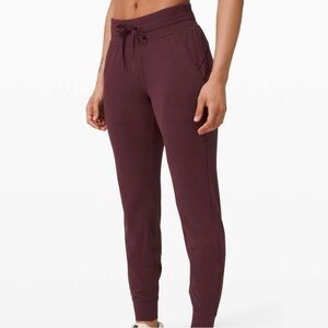 lululemon athletica Purple Track Pants High-Waisted Drawstring
